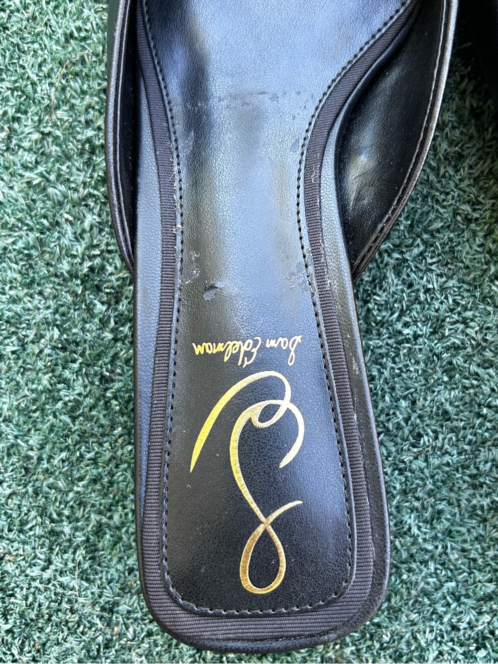 NWT Sam Edelman Ollie Square Toe Bit Mule Black 8 - Picture 11 of 16